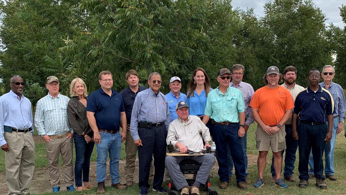 Congressman Bishop visits Schermer Pecan Farms in Camilla, Georgia