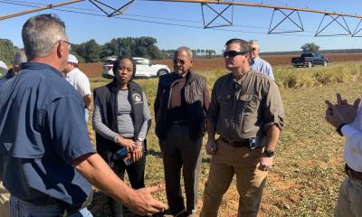 Congressman Bishop along with Congressman Austin Scott and Congresswoman Shontel Brown visit Minor Brothers Farms in Leslie, Georgia