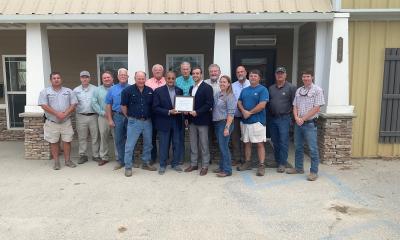 Congressman Bishop receives Friend of the Farm Bureau Award from the Georgia Farm Bureau