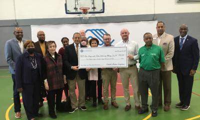 Congressman Bishop presents a ceremonial “big check” in Albany, GA, representing the $1,850,000 he secured in federal funds for the Boys & Girls Club to make improvements to their facilities in Albany, Montezuma, and Plains, Georgia.