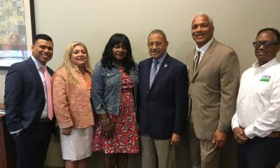 Congressman Bishop with presenters at SBA, FDIC, and USDA "Path to Prosperity" event at Albany State University