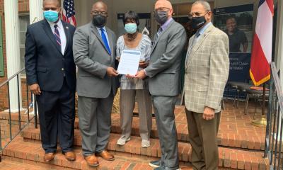 Congressman Sanford D. Bishop, Jr. (GA02) with leaders from the USDA and City of Buena Vista announce an $8.582M grant and loan award to repair and improve the city’s wastewater treatment system