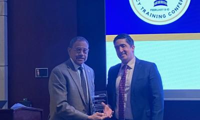 Congressman Bishop receives the Magnet Schools Champion of Excellence Award from Magnet Schools of America CEO Ramin Taheri