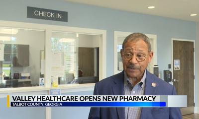 Congressman Bishop discusses the importance of federal support for rural healthcare and pharmacies in Talbotton, Georgia