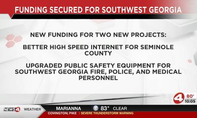 WTVY 4 CBS in Dothan, Alabama reports on Congressman Bishop securing funding two projects for Southwest Georgia in the Fiscal Year 2023 Ag funding bill