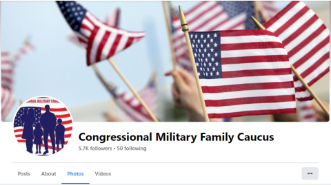 Congressional Military Family Caucus Facebook Page Header - Photo Link
